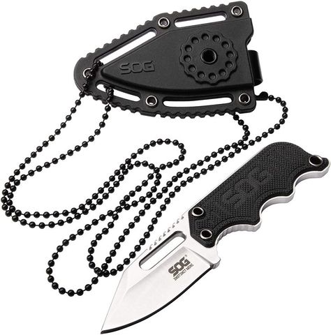 SOG Small Fixed Blade Knives Belt Knife, Boot Knife, Military Knives, Tactical Knife, Kydex Sheath, Mini Necklace, Knife Sheath, Camp Knife, Kydex