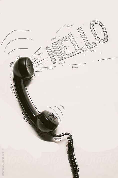 I just came to say hello Phone Call Illustration, Bull Art, Mixed Media Illustration, Eye Photography, Graphic Artwork, New Poster, Abstract Wallpaper, Ad Design, Graphic Design Posters