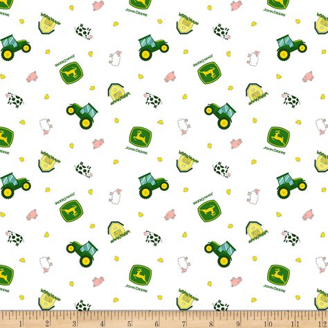 John Deere Nursery, Tractor Room, Barnyard Nursery, John Deere Logo, John Deere Baby, Tractors For Kids, Kids Background, John Deere Tractors, Name Design