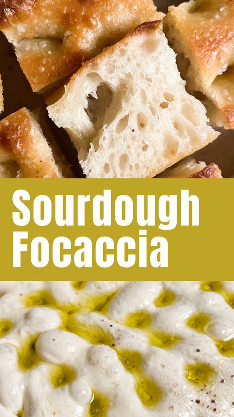 Foccacia Bread Recipes With Sourdough Starter, Sourdough Discard Focaccia Recipes, Quick Sourdough Starter Recipe, Same Day Discard Recipes, Sourdough Recipes Focaccia, Same Day Focaccia Bread Sourdough, Sourdough Recipes Same Day, Focaccia Bread With Sourdough Starter, Sour Dough Focaccia Bread Recipe