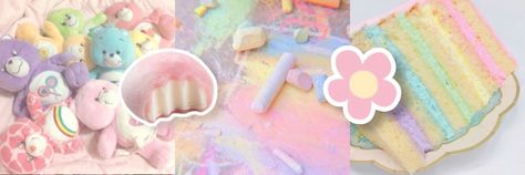 Pastel Twt Header, Kidcore Aesthetic Banner, Pastel Header Twitter, Cute Core Header, Kawaiicore Header, Kep1er Banner, Cutecore Twitter Header, Pastel Discord Banner, Pastel Banner Discord