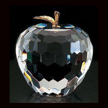 0nline Crystal Gifts from the Netique Gift Boutique Crystal Apple, Swarovski Crystal Figurines, Glas Art, Crystal Figurines, Glass Figurines, Glass Marbles, Gift Boutique, Glass Paperweights, Paperweights