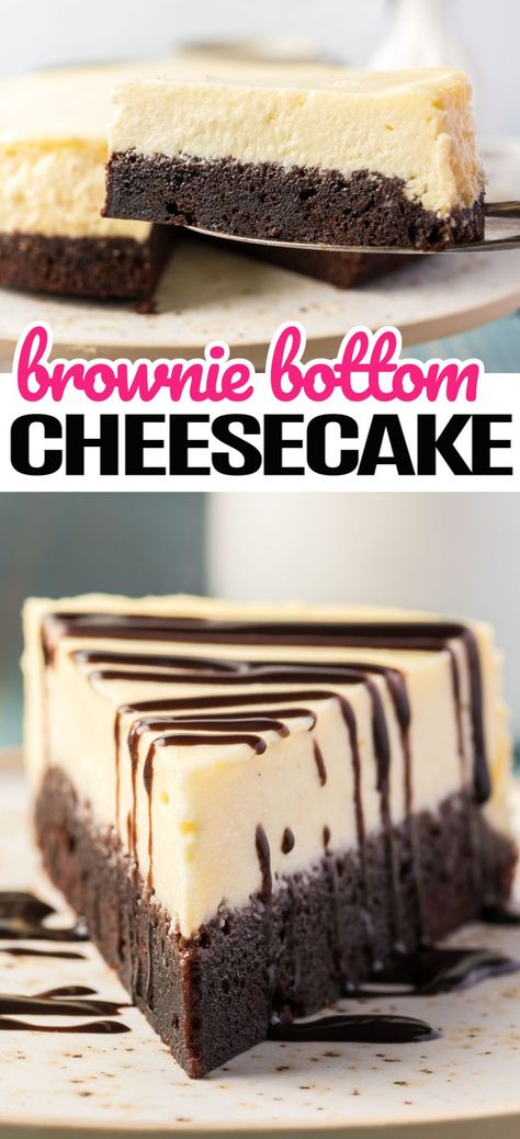 Rich and decadent Cheesecake Brownies take two of the world's favorite treats and swirl them together into one out of this world dessert! #Realhosuemoms #cheescake #brownies #dessert #thanksgiving #christmas #chocolate #creamcheese #brownies Brownie Cheesecake Recipes, Brownie Crust Desserts, No Bake Brownie Cheesecake, Rectangle Cheesecake, Brownie Cream Cheese Recipes, 9x13 Cheesecake, Chocolate Brownie Cheesecake, Dessert Recipes Ideas, Cheesecake Recipes Chocolate