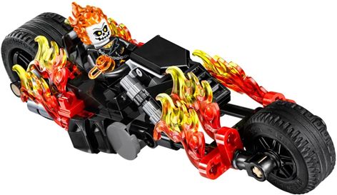 Lego Ghost Rider, Ghost Rider Bike, Lego Ghost, Ghost Rider Motorcycle, Marvel Secret Wars, Marvel Super Heroes, Lego Marvel Super Heroes, Lego Super Heroes, Lego Super Mario