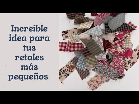 Increible idea para tus retales más pequeños. Tutorial gratuito 204 - YouTube Pasword Patchwork Ideas, Patchwork Tutorial, Crumb Quilt, Scrap Busters, Crazy Patchwork, Scrappy Quilt, Slow Stitching, Patch Quilt, Sewing Box