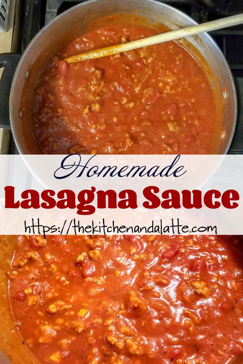 Homemade Marinara Sauce For Lasagna, Best Lasagna Sauce Recipe, Homemade Pasta Sauce For Lasagna, Best Lasagna Sauce, Pasta Sauce For Lasagna, Lasagna With Homemade Sauce, Tomato Sauce For Lasagna, Best Meat Sauce For Lasagna, Homemade Lasagna Meat Sauce