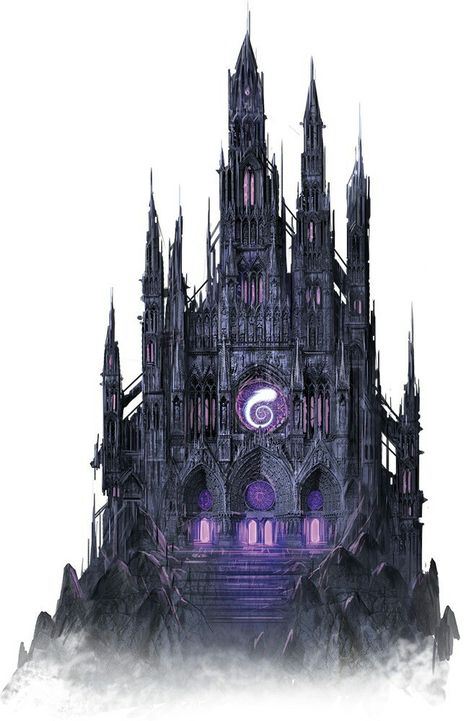 Goth Castle, Castle Tattoo, Castle Drawing, Castle Painting, Dark Castle, Gothic Castle, Gothic Cathedrals, Gothic Cathedral, Castle Art