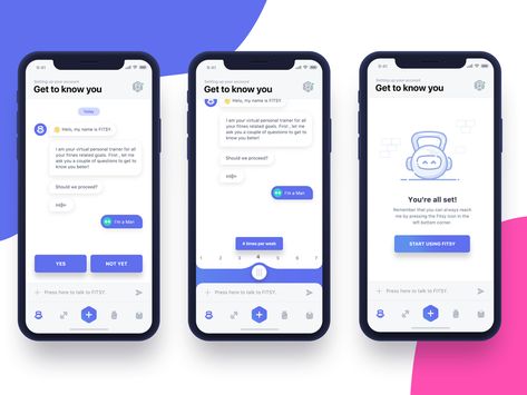 Application Ui Design, Chatbot App, Chatbot Design, Healthy Apps, Ui Design Mobile, Expert System, Fitness App, Mobile Ui Design, Mobile Applications