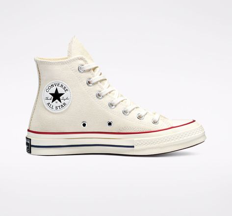 Cream Converse, High Top Shoe, Black Converse, Converse Chuck 70, White Converse, Everyday Shoes, Chuck 70, Converse Sneakers, Converse High