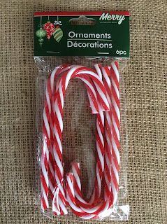 Fresh Vintage by Lisa S: DIY Winter White and Plaid Candy Canes Cane Decorations, Ribbon Wreath Diy, Diy Tie Dye Designs, Candy Cane Crafts, Candy Cane Decorations, Vintage Christmas Crafts, Lisa S, Fluffy Yarn, Candy Cane Ornament