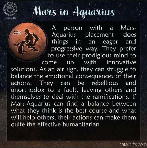 Mars In Aquarius Woman, Aquarius Mars Aesthetic, Mars Aquarius, Aquarius Mars, Astro Chart, Mars In Aquarius, Virgo Things, Sky Chart, Chart Astrology