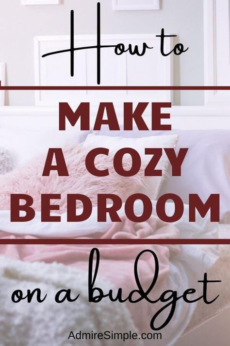 Budget Bedroom Makeover, Bedroom Makeover Diy, Bedroom Makeover Ideas, Simple Bed Designs, Bedroom Ideas For Small Rooms Diy, Bedroom Ideas For Small Rooms Cozy, Bedroom On A Budget, Organizing Products, Cozy Fall Bedroom