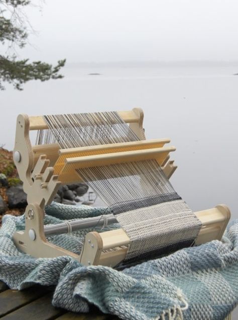 Weaving Loom For Sale, Looms For Sale, Rigid Heddle Weaving Projects, Rigid Heddle Loom, Weaving Loom Diy, Rigid Heddle Weaving, Heddle Loom, Blue Boat, Weaving Projects