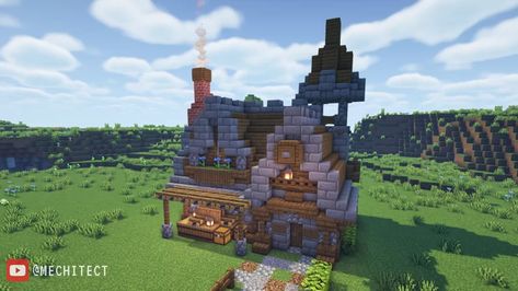 Medieval Storage House Design! Minecraft Map House Design Minecraft, Medieval Builds, Minecraft Storage, House Tutorial, House Storage, Easy Minecraft Houses, Minecraft Medieval, Minecraft Map, Minecraft Survival