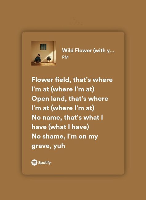 Wild Flower Lyrics Rm, Wildflower Rm Lyrics, Wild Flower Lyrics, Rm Wildflower, Life Goes On Lyrics, Wildflower Lyrics, Flower Lyrics, Books 2024, Bts Songs