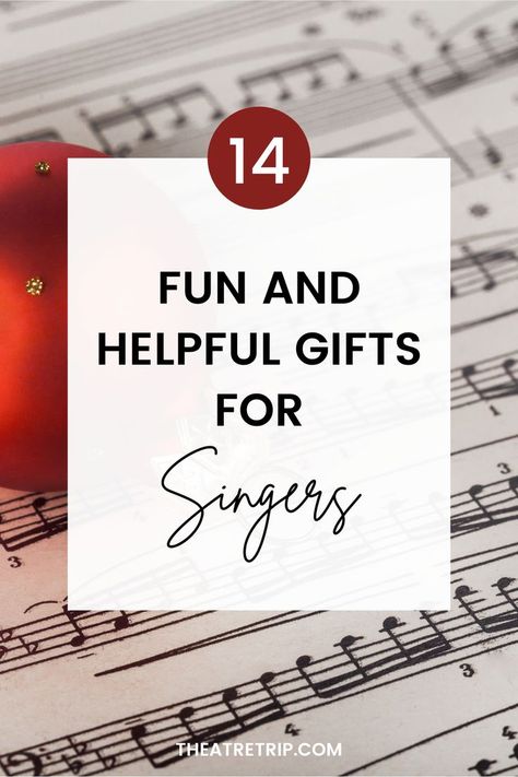 Looking for a gift for that special singer in your life? Then check out this list of our favorite gifts for singers this year! #gifts #singers #singing Gifts For Singers, Singers Singing, Musical Theater Gifts, Theatre Gifts, Theatre Life, Musical Theatre, Favorite Things Gift, Little Gifts, Boyfriend Gifts