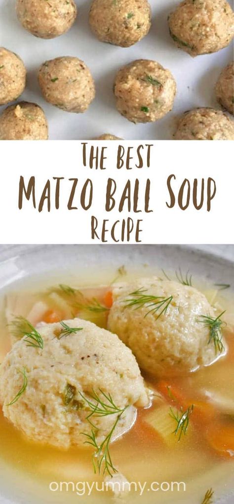 Chicken Matzo Ball Soup Recipe, Matzah Ball Soup Recipe, Matzo Ball Soup Recipe, Matzah Ball Soup, Matzo Balls, Matzah Ball, Soup Recipe Easy, Matzo Ball, Jewish Cuisine