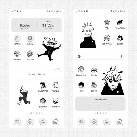 Android layout Ching Chong, Black And White Anime, Clear Phone Case Design, Ipad Computer, Iphone Themes, Custom Ipad, Iphone Wallpaper Ios, Iphone Organization, Phone Inspiration