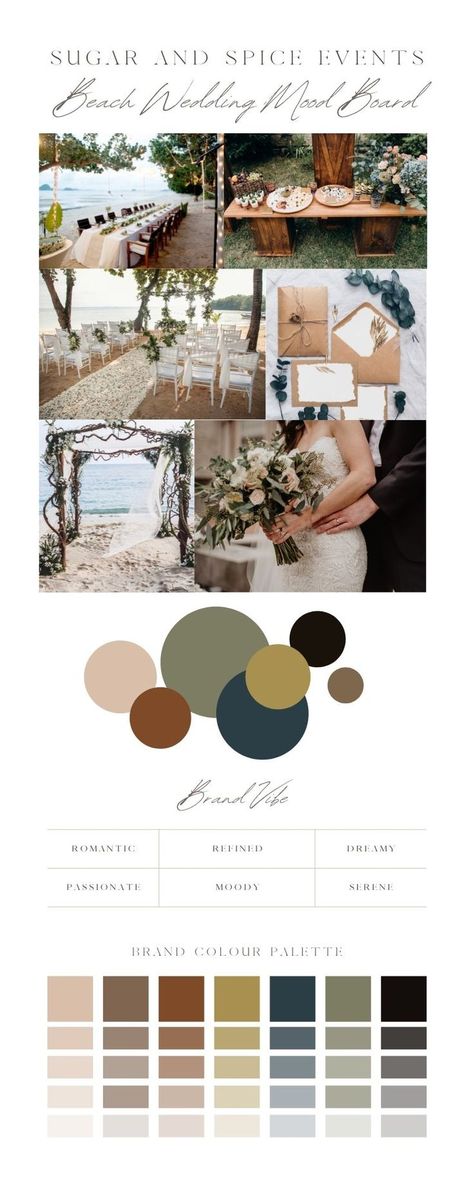 Beach Wedding Colors Schemes, Destination Wedding Colors, Beach Wedding Colors, Board Wedding, Beach Wedding Inspiration, Beach Color, Beach Destination Wedding, Wedding Mood Board, Wedding Mood