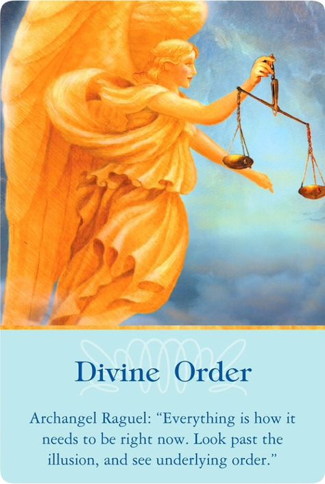 Divine Order from Archangel Raguel of Archangels Oracle Cards Archangel Raguel, Archangel Azrael, Friend Of God, Angel Tarot Cards, Angel Oracle Cards, Angel Tarot, Oracle Card Reading, Blind Faith, Angel Guidance