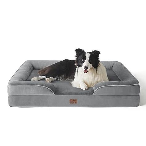 Dogs Big, Pet Couches, Foam Sofa, Dog Sofa Bed, Dog Bed Furniture, Pet Sofa, Orthopedic Dog Bed, Grey Dog, Dog Bed Large