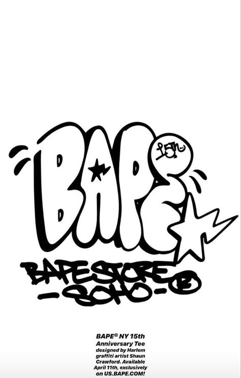 Bapesta Logo, Graffiti Logo, Mf Doom, Graffiti Artist, Tee Design, Graffiti, Diy Projects, Typography, Logo Design