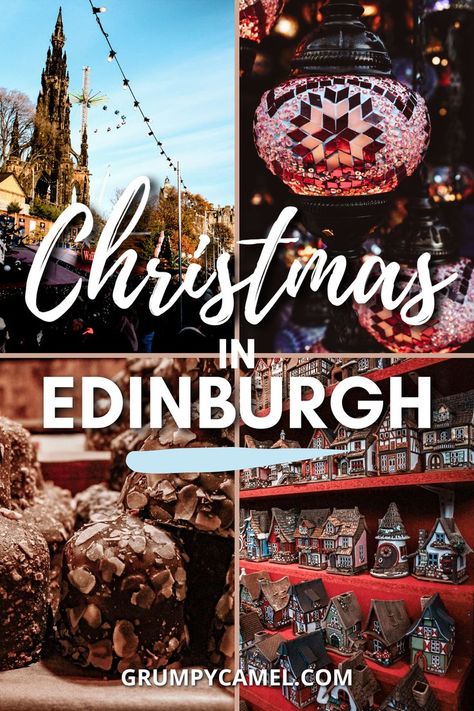 Spend an amazing Christmas in Edinburgh, Scotland, with this complete travel guide. Check out the best things to do in Edinburgh during Christmas, where to stay, tips, and more! Things To Do For Christmas, Christmas In Scotland, Edinburgh Christmas Market, Edinburgh Christmas, Visit Edinburgh, Uk Christmas, Christmas Guide, Christmas Events, Sparkling Lights