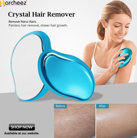 Shaving Tools For Women, Crystal Hair Eraser, Slow Hair Growth, Homemade Facial Mask, Magic Crystal, Avant Garde Hair, Hair Eraser, Painless Hair Removal, Innovative Kitchen