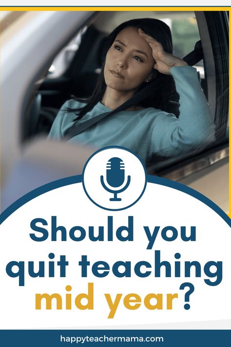 Have you wondered whether you should quit teaching mid year? Maybe you struggle with the idea of leaving the classroom, but doing so in the middle of a school year presents even more challenges. Determine if this is the right choice for you, learn how to quit teaching mid year the right way, and avoid legal repercussions, teaching license suspension and revocation. How To Quit Teaching, Quit Teaching Job, Jobs For Former Teachers, Career Change For Teachers, Quit Teaching, Teacher Career, Leaving School, Teaching Profession, Teaching Career