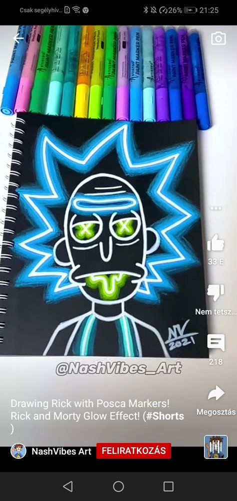 How To Draw Neon, Neon Drawing Ideas, Neon Art Drawings, Neon Effect Drawing, Neon Drawings, Painting With Markers, Posca Drawing Ideas, Posca Ideas, Posca Art Doodle