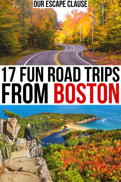 Road Trip From Boston To Vermont, Boston To Vermont Road Trip, Boston To Montreal Road Trip, Northeast Usa Travel, Boston Fall Travel, Northeast Us Travel Destinations, Northeast Vacation Ideas, Northeast Road Trip, Boston Road Trip