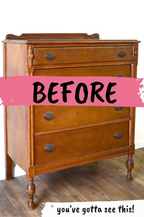 Dresser Makeover For Nursery, Painted Antique Bedroom Furniture, Painted Furniture With Natural Drawers, Old Painted Dresser, Using A Dresser In The Entryway, Painting Furniture Same Color As Walls, Chalk Paint Furniture Coastal, Drawer Chest Makeover, Teal Distressed Furniture