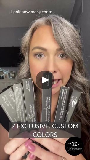 Makeup for Silver Sisters | If you are a woman with gray hair, stop scrolling. Eye Embrace has made eyebrow pencils specifically for us. | By EyeEmbrace Silver Sisters, Eyebrow Pencil, Eyebrows, Pencil, Skin Care, Skin, Grey, Makeup, Hair