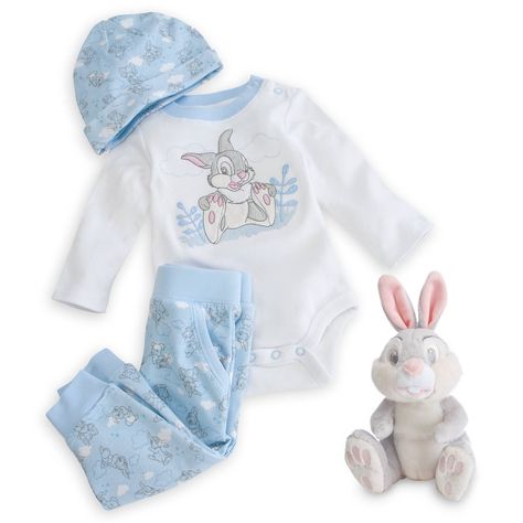 BAMBI – THUMPER Layette Gift Set Thumper Disney, Baby Boy Disney, Disney Thumper, Disney Baby Clothes, Everything Baby, Baby Disney