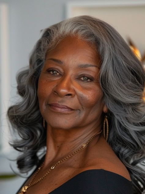 Black Grandma Aesthetic, Middle Age Black Women, Old People Makeup, Silver Hair Black Women, Older Black Women Hairstyles, Grandma Haircut, Grombre Hair, Old Black Lady, Black Older Women