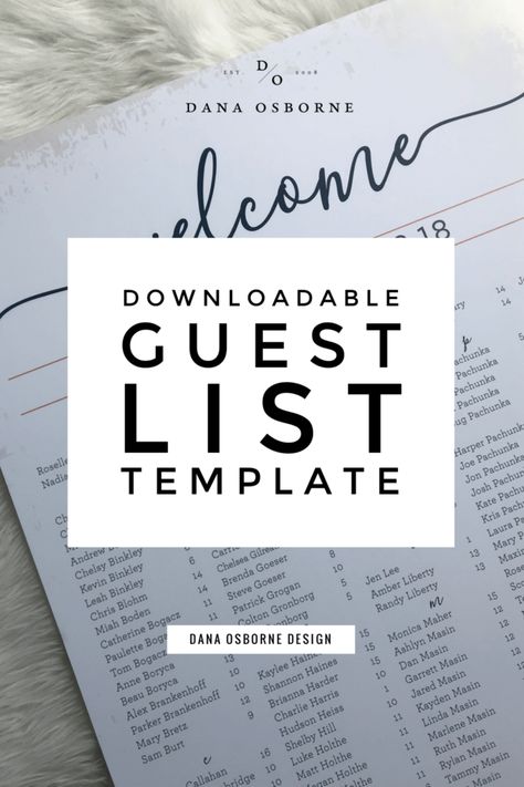 The guest list could be the hardest part of wedding planning. I provide my couples with a template to get them started. This template helps you stay organized and is exactly what I need if we’re printing on your envelopes.  I have a lot of tips included on this excel sheet, so make sure to … Wedding Budget Spreadsheet, Wedding Planning Templates, Guest List Template, Wedding Guest List Template, Excel Sheet, The Guest List, Diy Wedding Planning, Wedding Planning On A Budget, Wedding Guest List