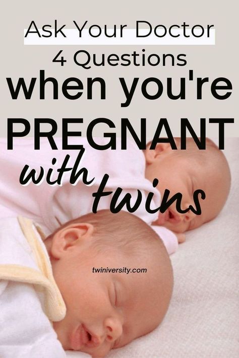 Congratulations! If you’ve just found out you are pregnant with twins, you have a lot of questions. Here are the top four questions to ask your doctor in order to ensure a healthy twin pregnancy. Twins Schedule, Feeding Twins, Twins Newborn, Having Twins, Pregnant With Twins, Raising Twins, Twin Life, Pregnancy Must Haves, Expecting Twins