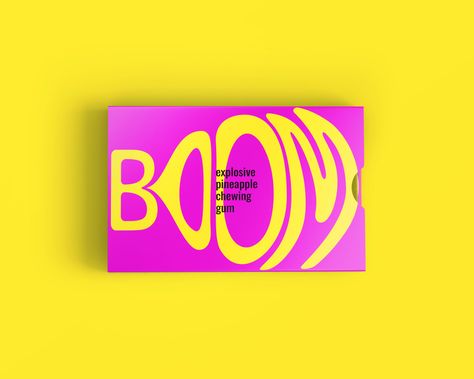 Student Week: Boom Gum | Dieline - Design, Branding & Packaging Inspiration Chewing Gum Brands, Creative Package Design, Honey Design, Candy Packaging, Publicidad Creativa, Creative Package, Student Project, Packaging Ideas, Creative Packaging Design