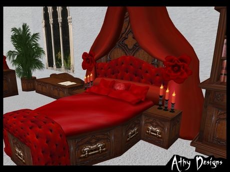 Second Life Marketplace - Ruby Vampire Coffin Bedroom Set With PG ... Coffin Bed, Gothic Bed, Gothic Bedroom, Future Bedroom, Creepy Decor, Gothic Furniture, Dark Home Decor, Goth Home Decor, Dark Home