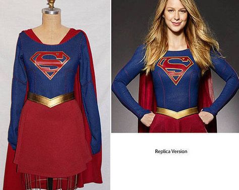 Supergirl Costume Replica or Simple... Melissa Benoist Super Girl Costume TV Series Costume... Choose your Style / Price... Supergirl Halloween, Supergirl Halloween Costume, Halloween Costumes Pictures, Power Outfit, Womens Power, Cloak Dress, Supergirl Costume, Vintage Girls Clothes, Supergirl Cosplay