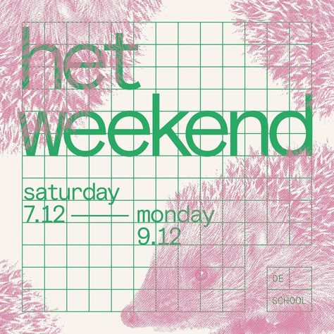 De School on Instagram: “Our timetable for the last weekender of this year 🦔.” Weekend Timetable, Timetable Design, Basement, This Year, Word Search Puzzle, Graphic Design, On Instagram, Instagram, Design