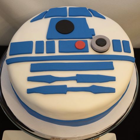 R2D2 cake for Frankie’s 4th birthday. Star Wars Cake. Go see a star war. R2 D2 Cake, R2d2 Cake Easy, Star Wars Cake Ideas Easy, Star Wars Birthday Cake Diy, Star Wars Cookie Cake, Star Wars Themed Cake, Star Wars Birthday Cakes, Star Wars Cakes Birthday Boys, Simple Star Wars Cake