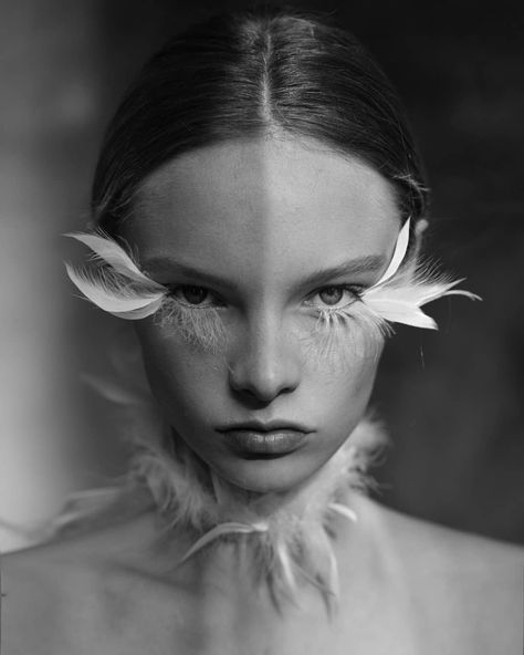 @thefashionpr0ject on Instagram: “Presents: Photo: @nicholas.fols In Frame: @barbara.shilova Team: @vaniacesarato Tag: #thefashionpr0ject Selected by family…” Black And White Things, White Things, Face Art Makeup, White Makeup, Chanel Beauty, Fashion Photography Inspiration, Beauty Shoot, Editorial Makeup, Beauty Editorial