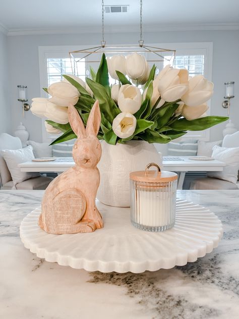 Wood Sitting Bunny - Threshold™ curated on LTK Easter Kitchen Decor, Diy Osterschmuck, Easter Table Centerpieces, Spring Easter Crafts, Easter Inspiration, Easter Flowers, Easter Crafts Diy, Easter Centerpieces, Easter Table Decorations