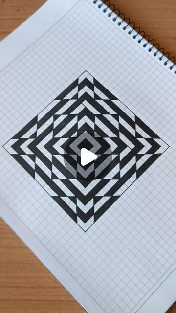 Omran O Mezher on Instagram: "#drawing 
#3d" 3d Drawings On Graph Paper, Grid Paper Drawings Easy, Graph Paper Drawings Step By Step, Graphing Paper Drawings, Graph Paper Art Pattern, Graph Paper Art Easy, Grid Drawing Ideas, Paper Art Ideas, Graph Paper Designs