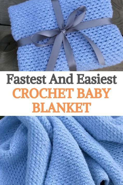 Crotchet Baby Blanket, Diy Crochet Blanket, Easy Crochet Baby Blanket Free Pattern, Baby Blanket Crochet Pattern Easy, Crochet Blanket Diy, Crochet Baby Blanket Beginner, Pattern Step By Step, Baby Afghan Crochet Patterns, Baby Boy Crochet Blanket