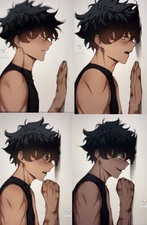 Villain Deku fanart. Veronica open the door. Bnha Deku Fanart, Deku Undercut, Deku Mha Fanart, Midoriya Fanart, Hot Deku, Hot Villain, Yandere Deku, Older Deku, Deku X Yn Fanart