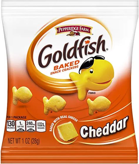 Amazon.com: goldfish - Prime Eligible Goldfish Snack, Cheddar Crackers, Baked Crackers, Goldfish Crackers, Pepperidge Farm, Cracker Snacks, No Bake Snacks, Snack Packs, Animal Crackers