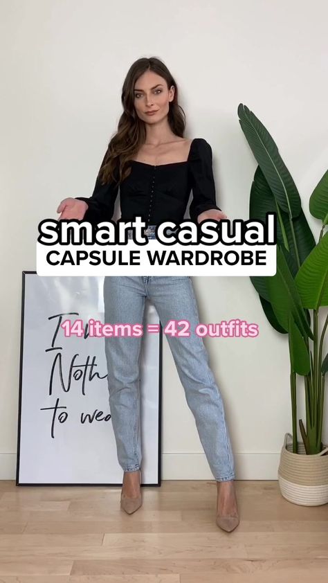 Smart Casual Work, Smart Casual Wardrobe, Smart Casual Women, Haine Diy, Fashion Capsule Wardrobe, Capsule Outfits, Casual Work Outfit, Smart Casual Outfit, Stil Inspiration