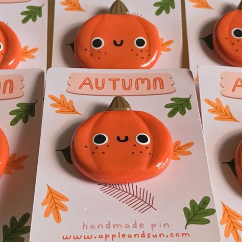 Pumpkin Clay, Halloween Clay, Clay Magnets, Clay Diy Projects, Clay Crafts Air Dry, Tanah Liat, Polymer Clay Diy, Cute Polymer Clay, Crochet Creations